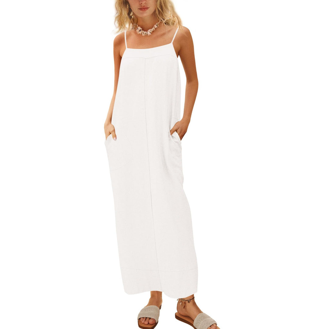 Damen Sommerkleid mit seitlichen Taschen EB