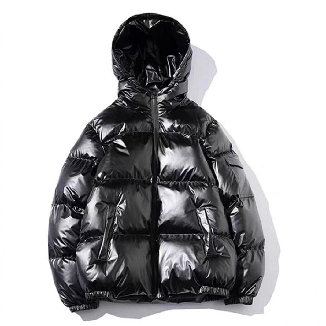 Unisex nan gepolsterte Steppjacke mit Thermoisolierung, Stehkragen und Ärmeltasche EB