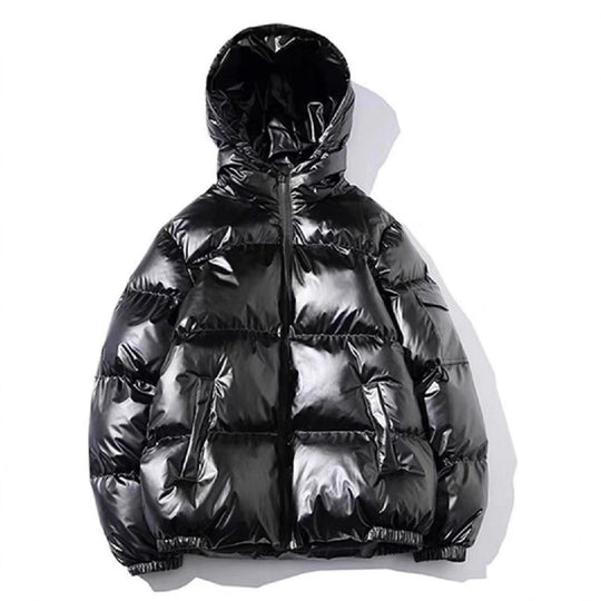 Unisex nan gepolsterte Steppjacke mit Thermoisolierung, Stehkragen und Ärmeltasche EB