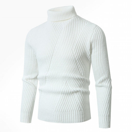 Damen Rollkragenpullover mit strukturiertem Design von EB