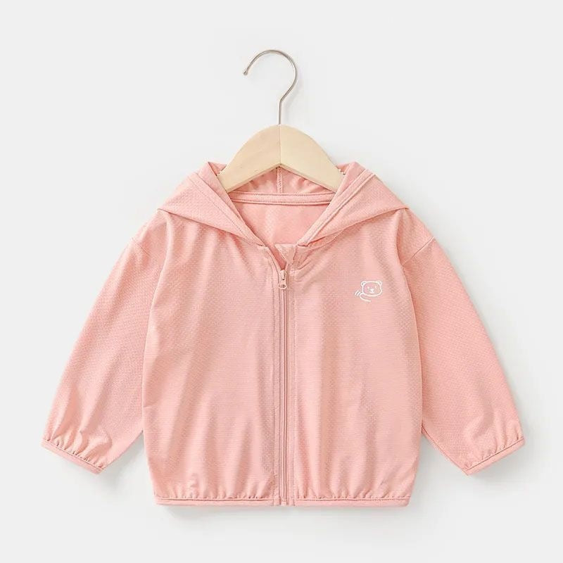 Unisex nan atmungsaktive Kleinkind Kapuzenzipjacke mit UV-Schutz und schnelltrocknendem Material EB