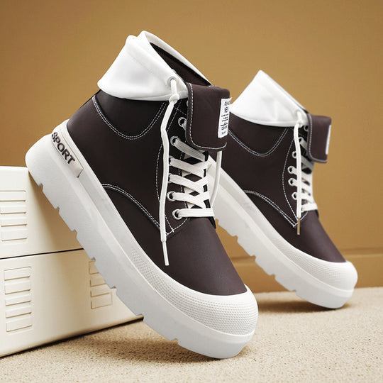 Damen Sportliche Schneestiefel mit hohem Kragen und rutschfester Sohle EB