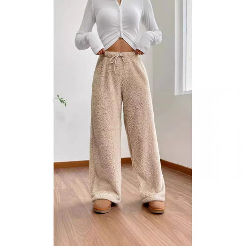 Damen Plüschstoff Freizeithose EB