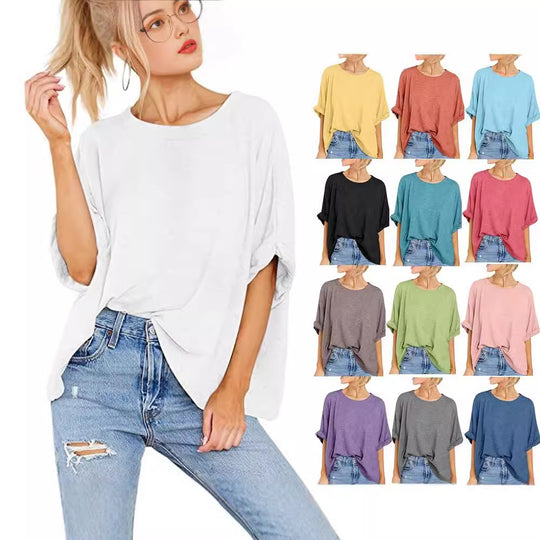 Damen lässiges Oversized T-Shirt EB