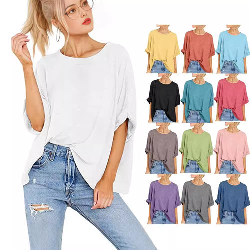 Damen lässiges Oversized T-Shirt EB