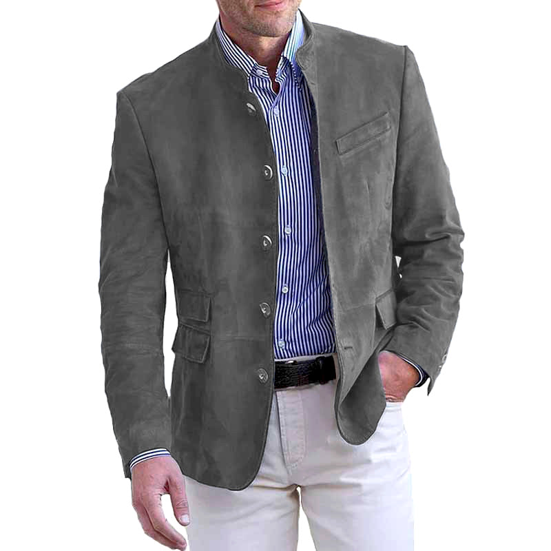 Herren elegante Wildlederjacke EB
