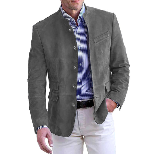 Herren elegante Wildlederjacke EB