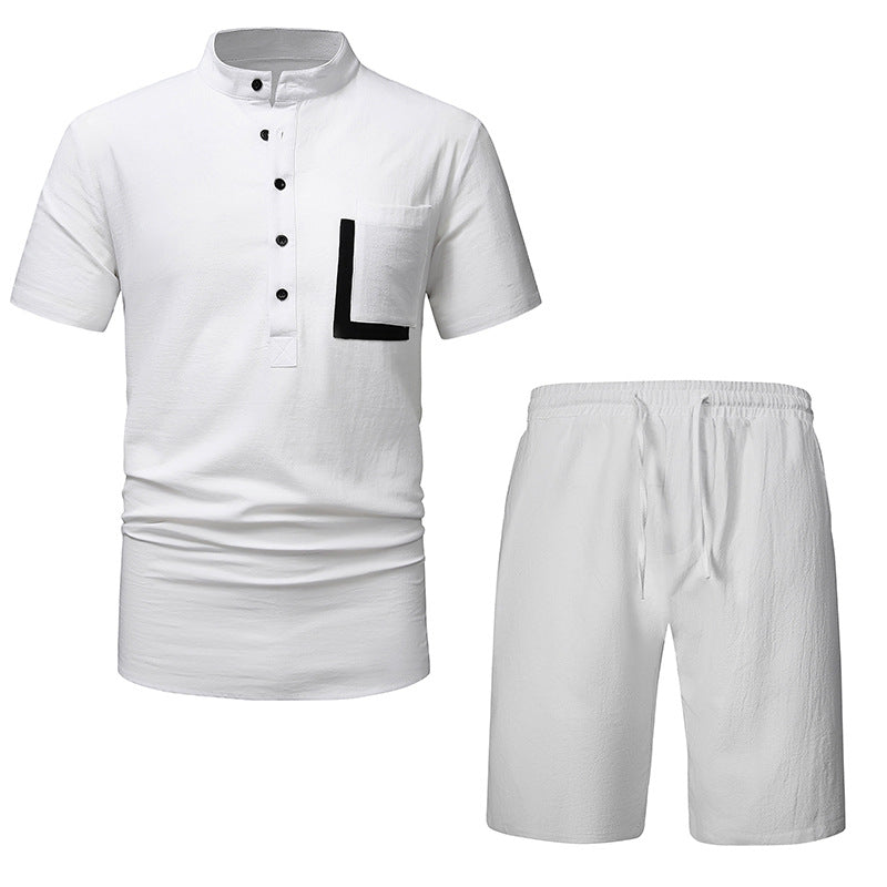 Herren Freizeitset mit modernem Stehkragen und sportlichem Design EB