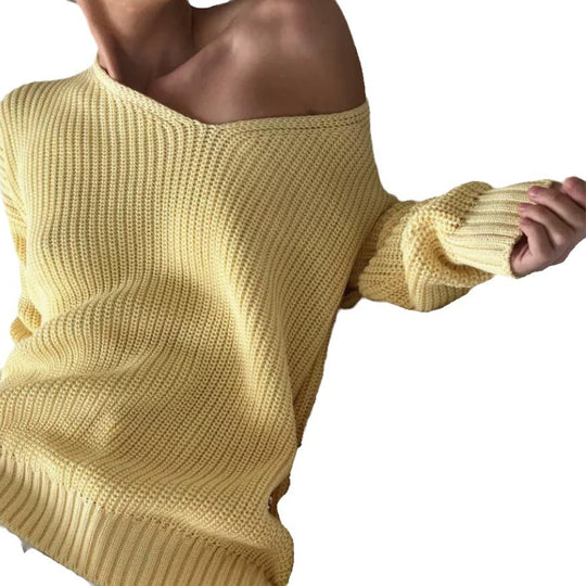 Damen oversized Strickpullover EB