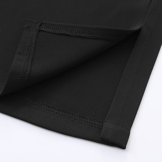 Damen Weit geschnittene Palazzo-Hose mit seitlichen Schlitzdetails EB