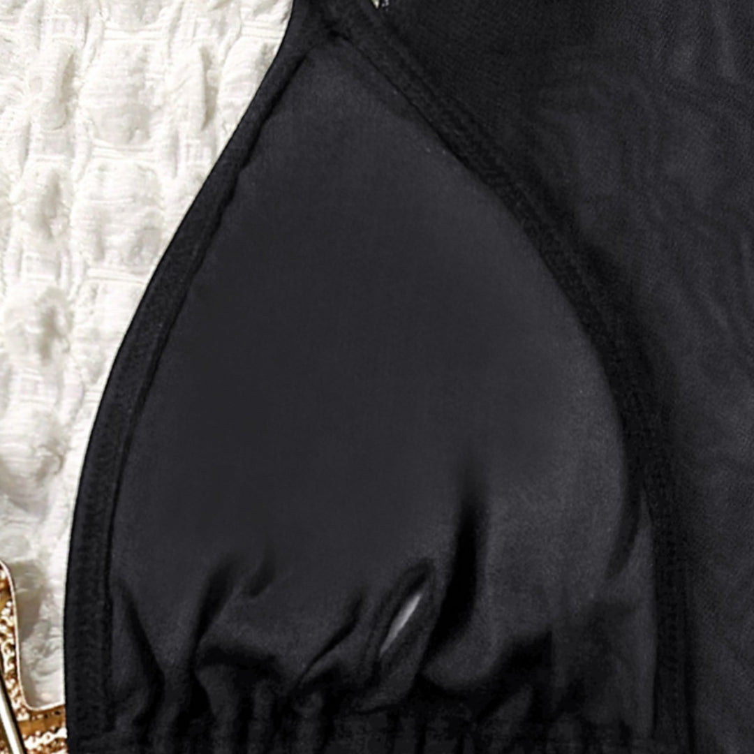 Damen Bikiniset mit transparentem Strandüberwurf EB