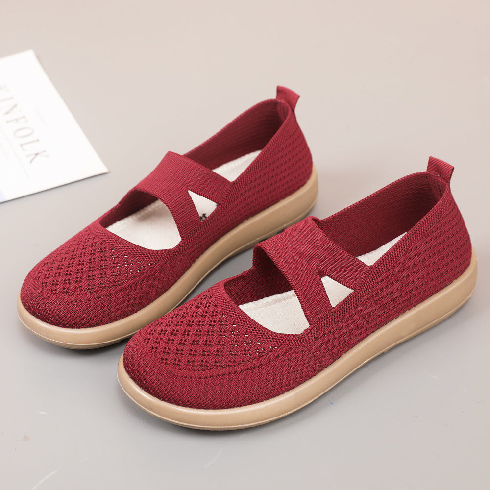 Damen Bequeme Freizeit-Sneaker mit flexiblem Obermaterial EB