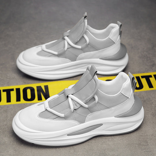 Damen Sportliche Sneakers mit elastischer Schnürsystem und atmungsaktiver Obermaterialkombination EB