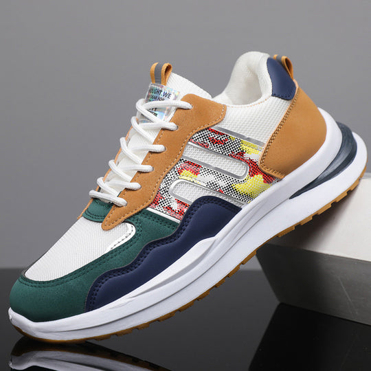 Damen Trendige Sneaker mit atmungsaktivem Obermaterial und stoßdämpfender Sohle EB