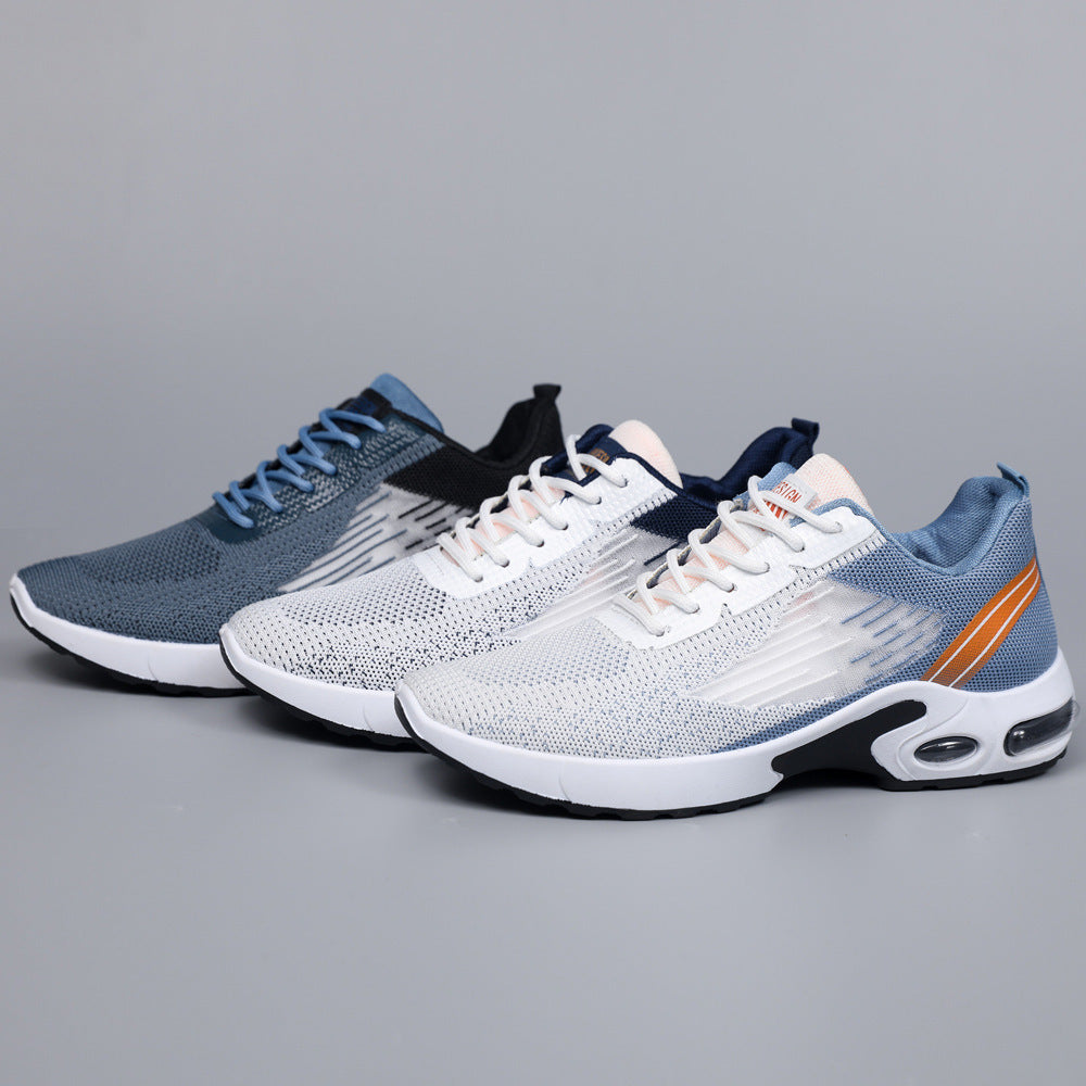 Damen Komfortable Dämpfungs-Sneaker mit atmungsaktiver Mesh-Oberfläche und elastischer Konstruktion EB