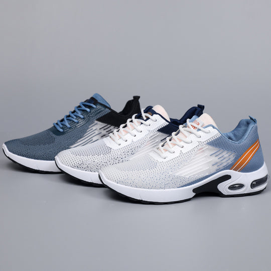 Damen Komfortable Dämpfungs-Sneaker mit atmungsaktiver Mesh-Oberfläche und elastischer Konstruktion EB