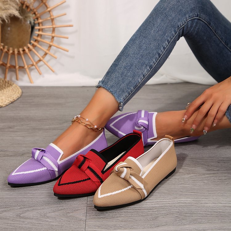 Damen Atmungsaktive und modische Slip-On Ballerinas EB