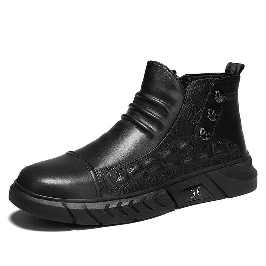 Damen modische Stiefeletten mit rutschfester Sohle EB