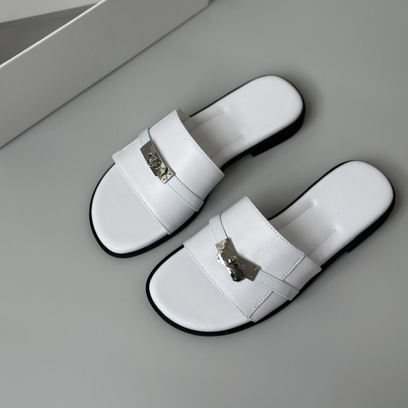 Damen Elegante und bequeme Sandalen mit modischem Schnallen-Detail EB