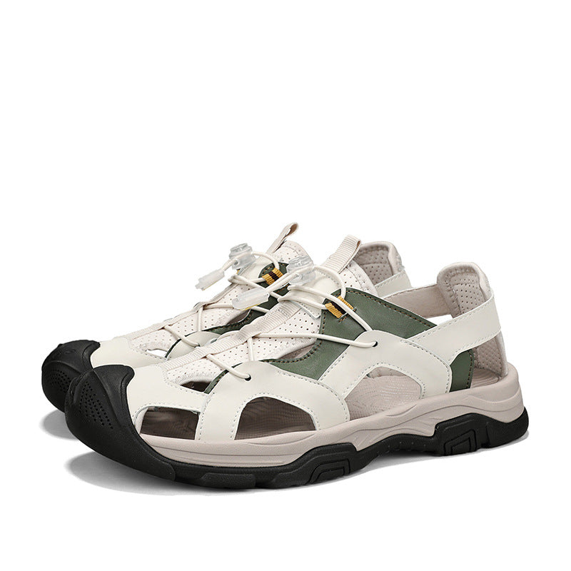 Damen Sportliche Freizeitsandalen mit atmungsaktiver Oberflächenstruktur und flexiblem Fußbett EB