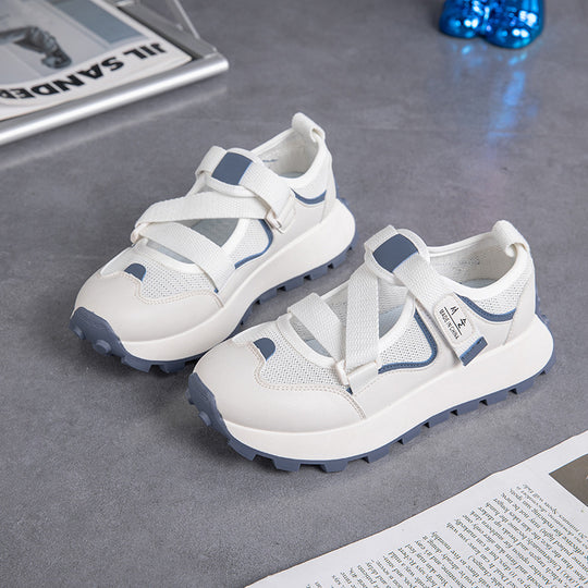 Damen Sportliche Freizeitschuhe mit verstellbarem Riemen und rutschfester Sohle EB