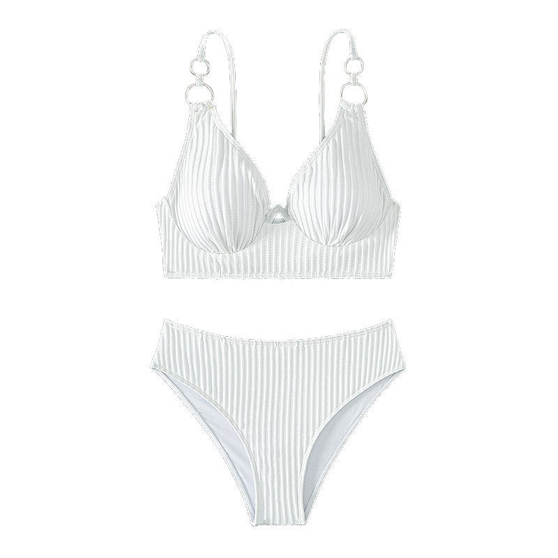 Damen Triangel-Bikini mit schickem Ringdetail EB
