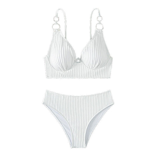 Damen Triangel-Bikini mit schickem Ringdetail EB
