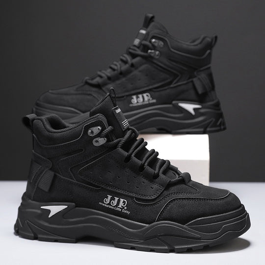 Damen Sportliche High-Top Sneakers mit dämpfender Sohle EB