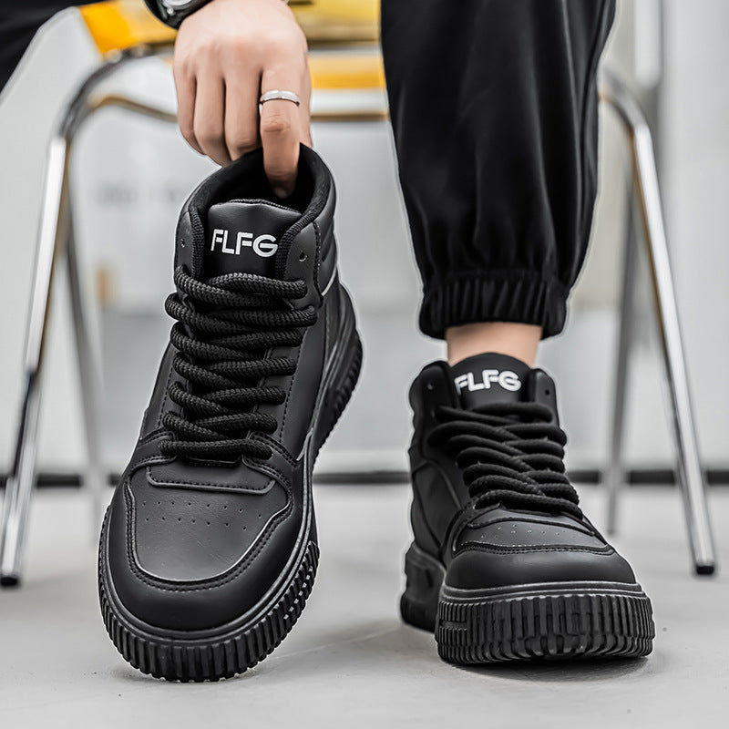 Damen High-Top Sneakers mit gepolsterter Knöchelstütze und rutschfester Sohle EB
