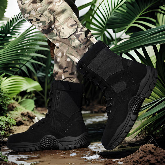Herren taktische Outdoor-Boots mit hohem Knöchelschutz und rutschfester Sohle EB