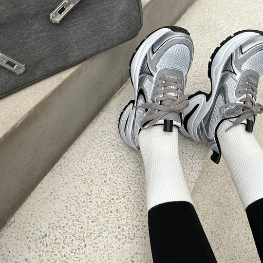 Damen Sportliche Lauf-Sneaker mit atmungsaktivem Mesh-Obermaterial und dämpfender Sohle EB