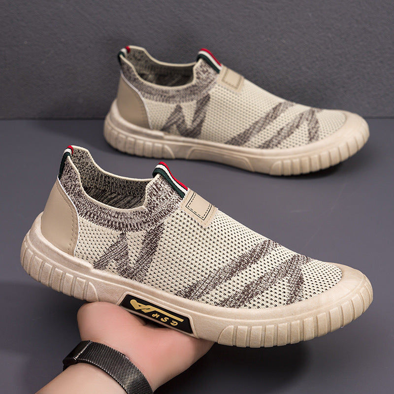 Damen Atmungsaktive Slip-On Sneakers mit flexiblem Obermaterial EB