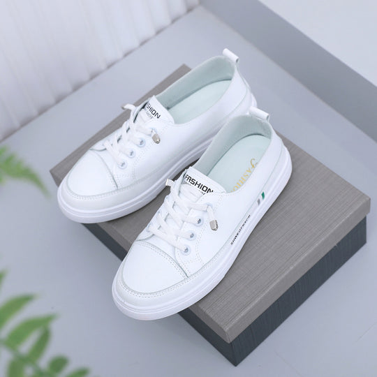 Damen modische Sneakers mit elastischem Schnürsystem und rutschfester Sohle EB