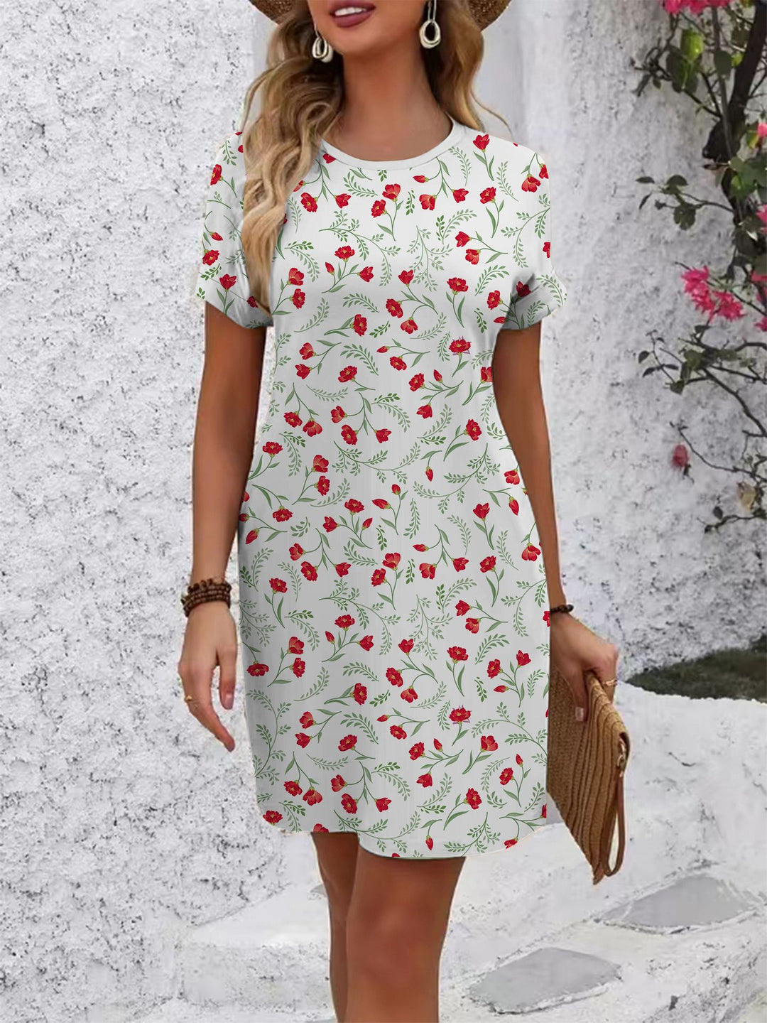 Damen Blumenkleid EB