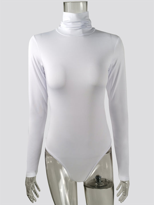 Damen Langärmliger Rollkragenbody EB