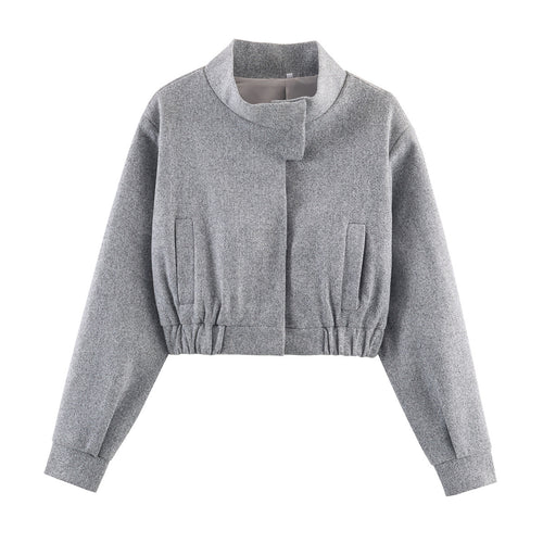 Damen cropped Wolljacke EB