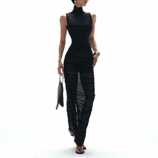 Damen Elegantes Abendkleid mit raffinierten Drapierungsdetails EB
