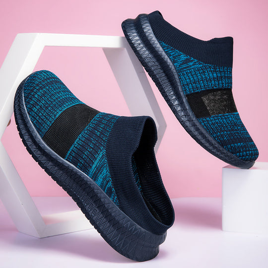 Damen Slip-On Freizeitschuhe mit elastischem Komfort-Obermaterial EB