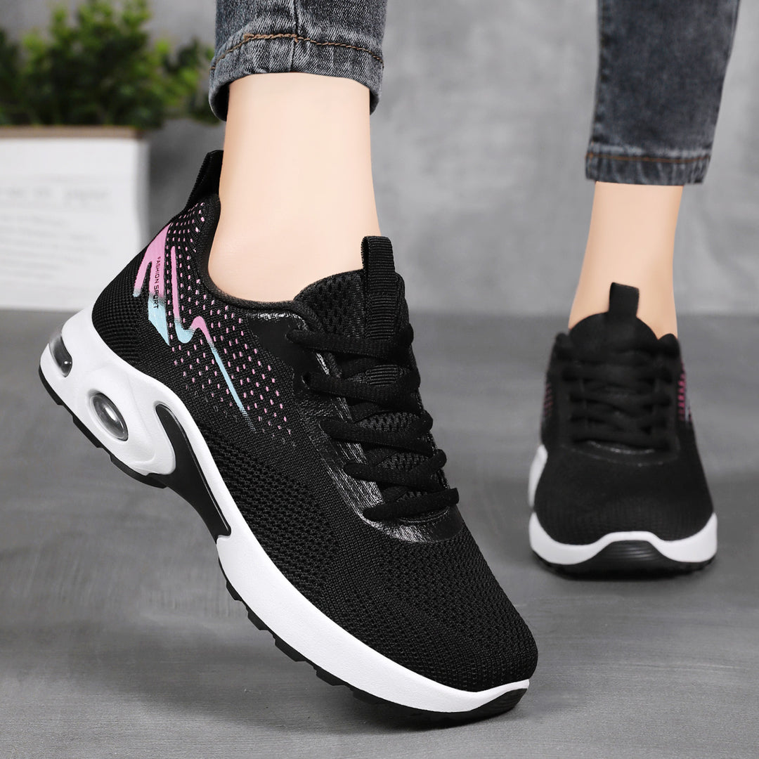 Damen Atmungsaktive Lauf- und Freizeitschuhe mit dämpfender Sohle EB