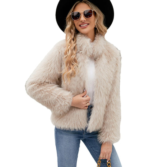Damen Kunstfelljacke EB