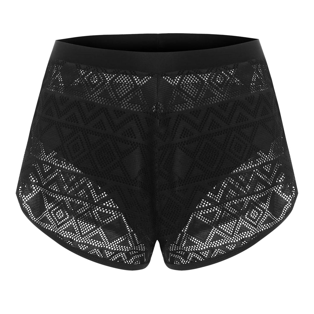 Damen Sportliche Shorts mit luftiger Netzstruktur EB
