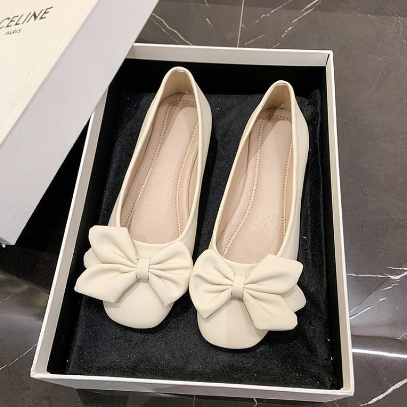 Damen Ballerinas mit eleganter Schleifenverzierung EB