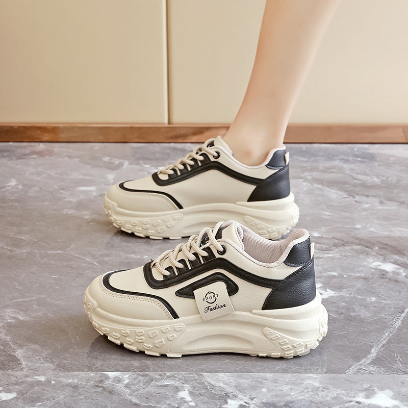 Damen Sportliche Chunky Sneakers mit dämpfendem Profil und rutschfester Sohle EB