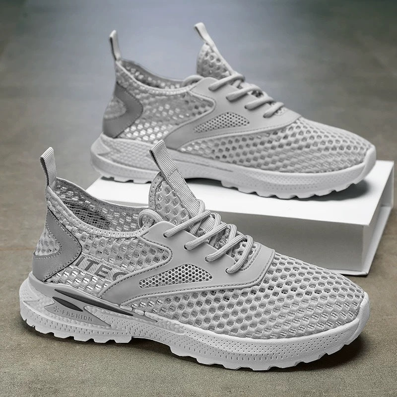 Damen Atmungsaktive Freizeitsneakers mit flexibler Sohle und leichter Mesh-Oberfläche EB