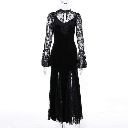 Damen figurbetonte Bluse mit Rüschendetails und Schnürung EB
