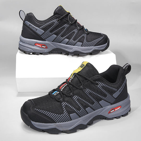 Herren sportlicher Outdoor-Adventure Sneaker mit verstärkter Zehenkappe und stoßdämpfender Wabensohle EB
