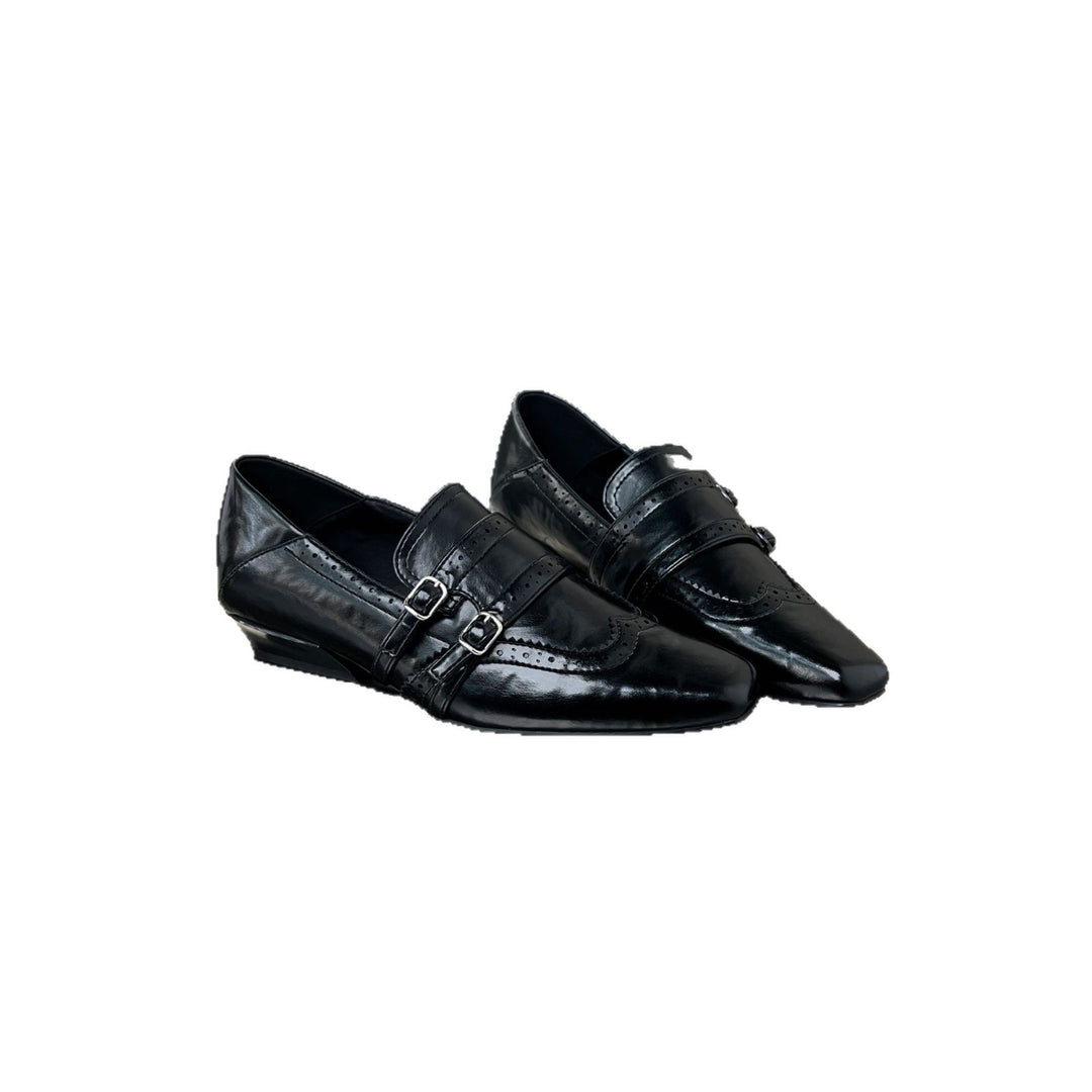 Damen elegante Slipper mit modischen Schnallen EB