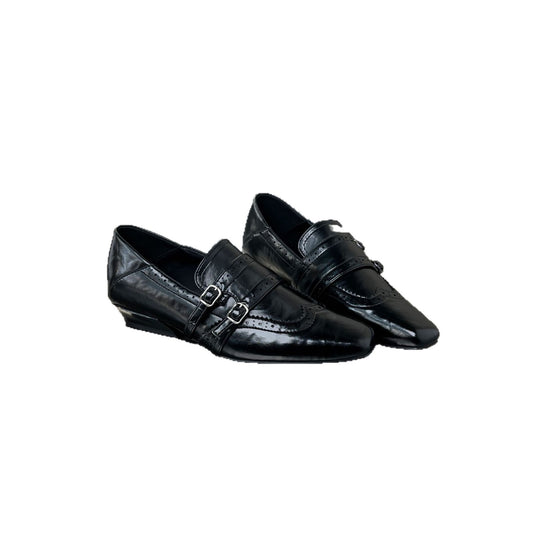 Damen elegante Slipper mit modischen Schnallen EB
