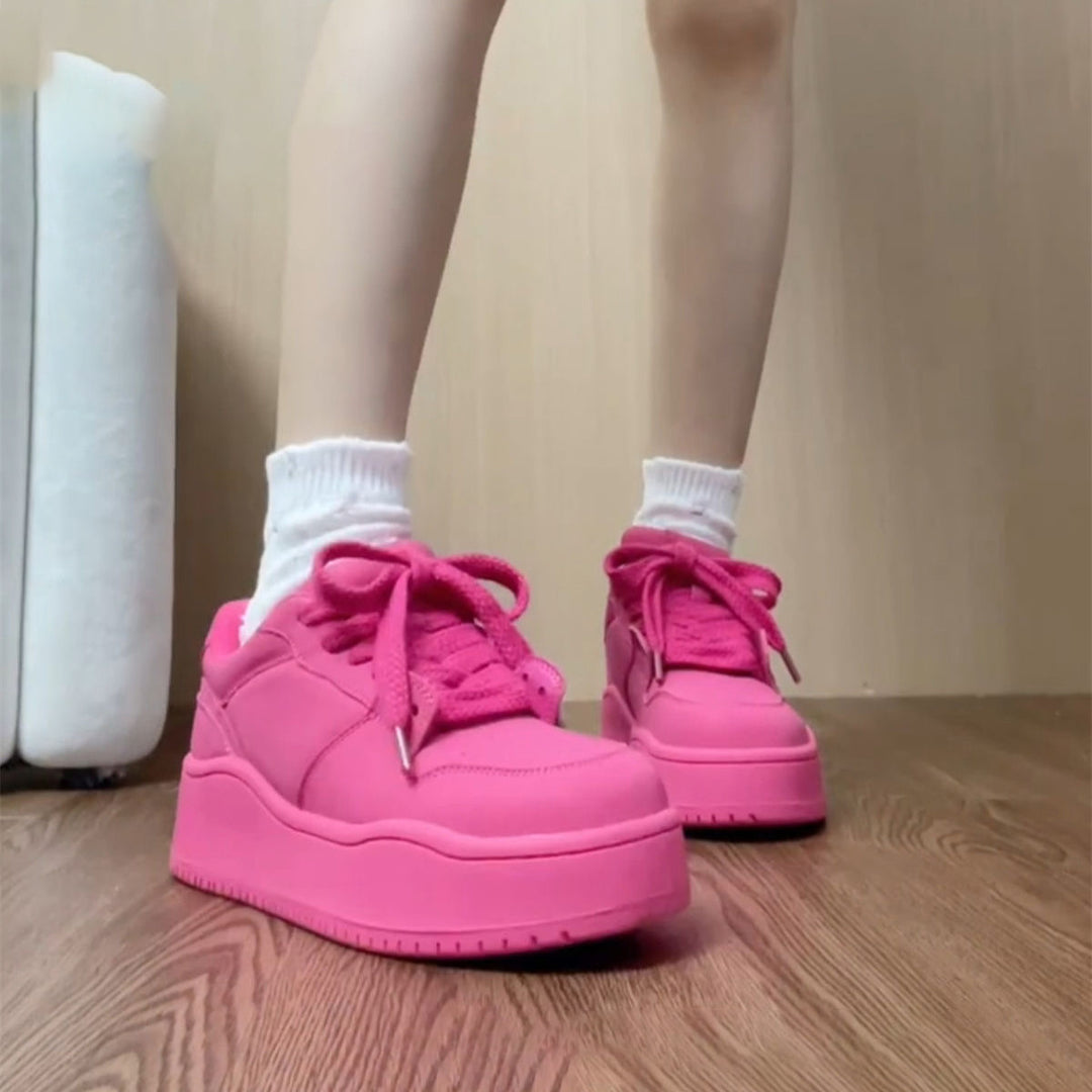 Damen Plattform Sneakers EB