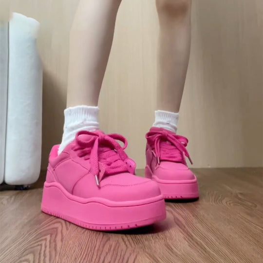 Damen Plattform Sneakers EB